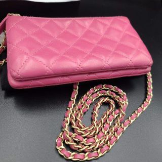 CHANEL - 確実正規品 シャネル ミニマトラッセ ピンク ショルダー ...