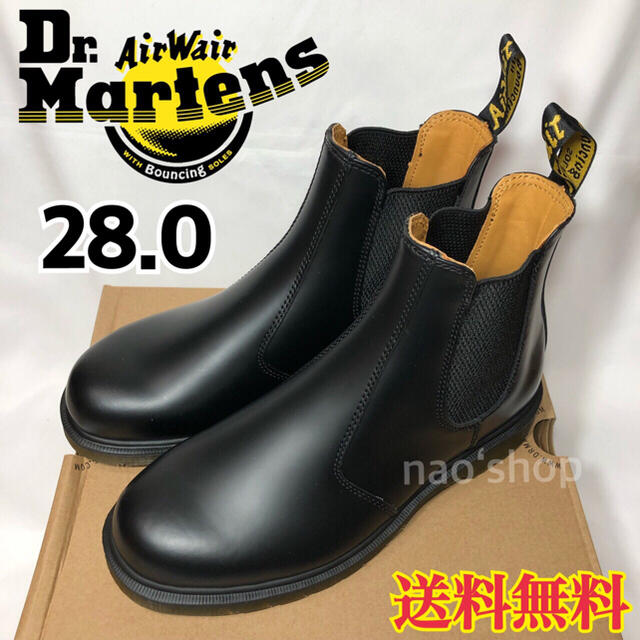 Dr.Martens(ドクターマーチン)の【新品】ドクターマーチン サイドゴア チェルシーブーツ ブラック 28.0 メンズの靴/シューズ(ブーツ)の商品写真