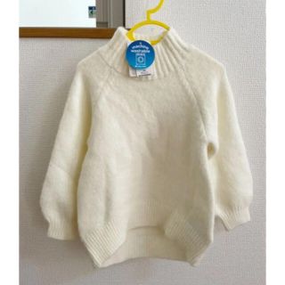 グローバルワーク(GLOBAL WORK)のグローバルワーク　ニット　ミルキーホワイト(Tシャツ/カットソー)