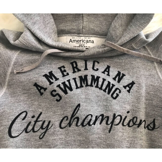 DEUXIEME CLASSE(ドゥーズィエムクラス)のDeuxieme Classe AMERICANA SWIMMING  パーカー レディースのトップス(トレーナー/スウェット)の商品写真