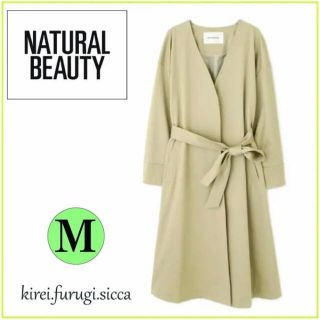 ナチュラルビューティーベーシック(NATURAL BEAUTY BASIC)のナチュラルビューティベーシックのカラーレスフォルムコート/Mサイズ(トレンチコート)