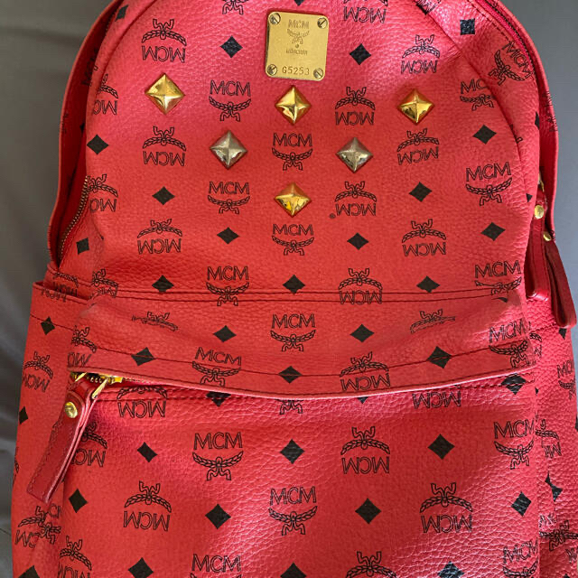 MCM - MCM loveless リュック 赤の通販 by TCK's shop|エムシーエム