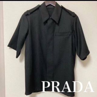 prada ナイロンシャツ　15aw