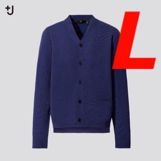 ユニクロ(UNIQLO)のメリノブレンドVネックカーディガン　ユニクロ　ジルサンダー(カーディガン)