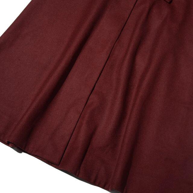DRESSTERIOR(ドレステリア)のドレステリア　ウールフランネル　ラップ　ロングスカート　リボンデザイン　36 レディースのスカート(ロングスカート)の商品写真