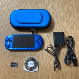 プレイステーションポータブル(PlayStation Portable)のPSP-3000 ブルー(携帯用ゲーム機本体)