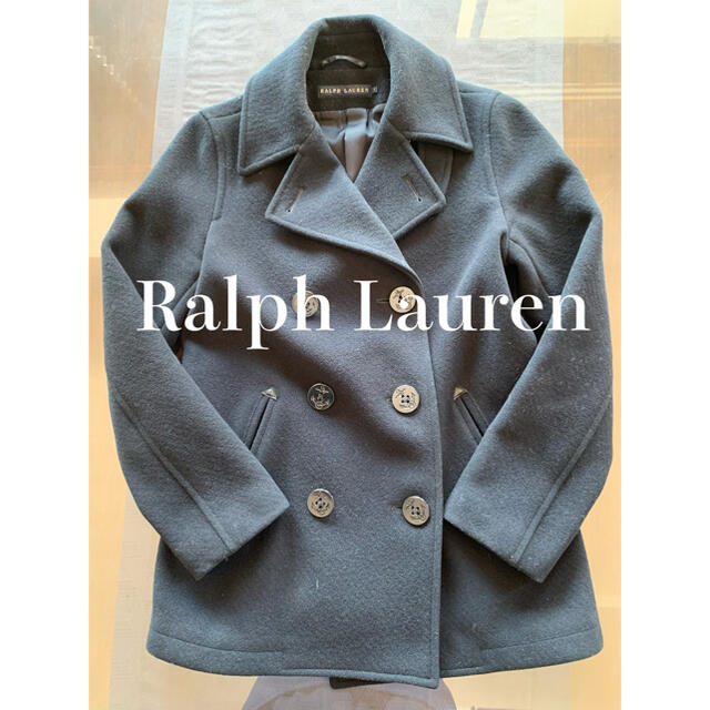 Ralph Lauren(ラルフローレン)のラルフローレン　ピーコートレディース 7 ネイビー(濃紺)【美品】 レディースのジャケット/アウター(ピーコート)の商品写真