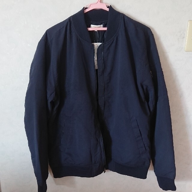 ポリピーチ  MA-1 ネイビー XL メンズのジャケット/アウター(ブルゾン)の商品写真