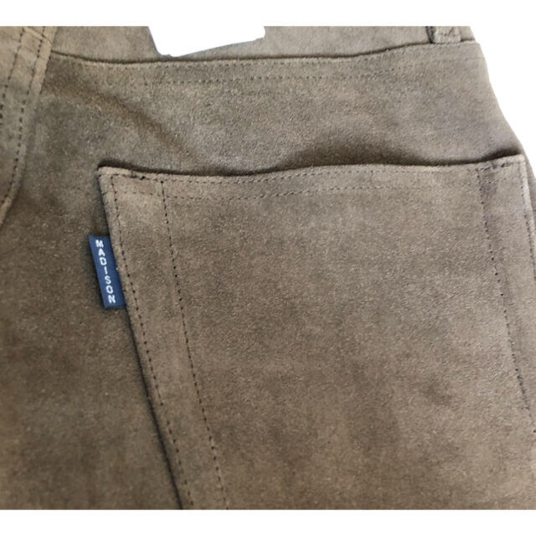 マディソンブルースリムパンツ スエード2021 size00 ブラウン