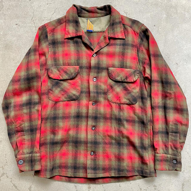 PENDLETON(ペンドルトン)の【vintage】60s Pendleton オープンカラー　ウール　シャツ メンズのトップス(シャツ)の商品写真