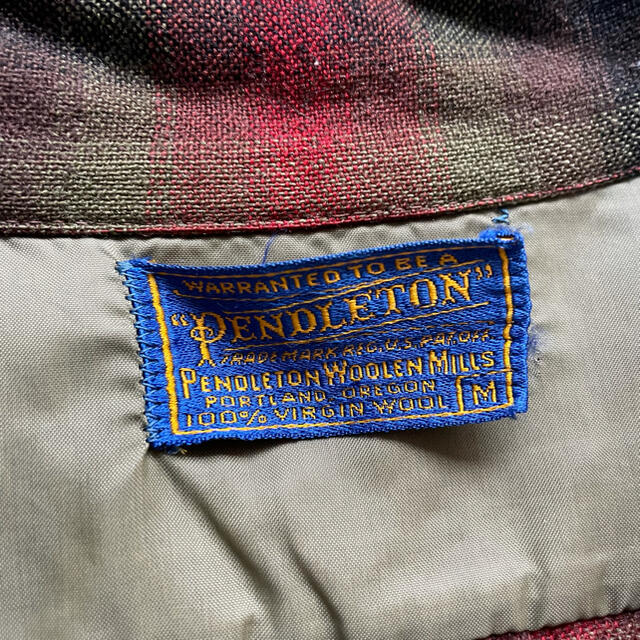 PENDLETON(ペンドルトン)の【vintage】60s Pendleton オープンカラー　ウール　シャツ メンズのトップス(シャツ)の商品写真
