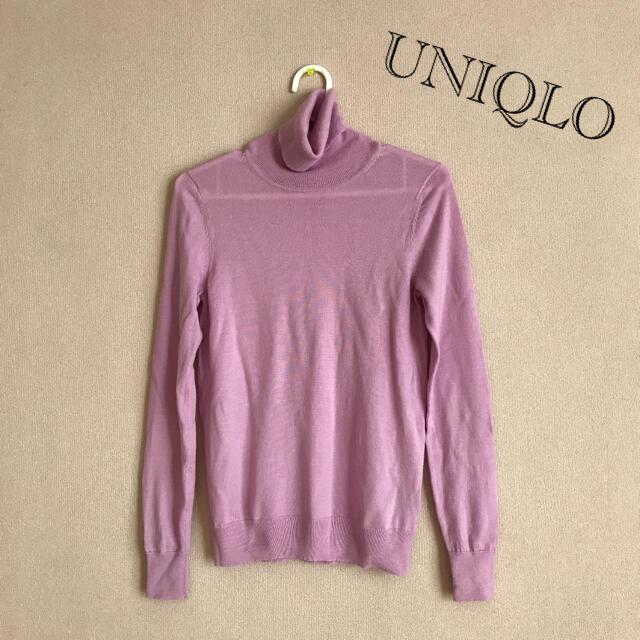 UNIQLO(ユニクロ)のユニクロ  ☆  タートルネック　ニット　セーター レディースのトップス(ニット/セーター)の商品写真