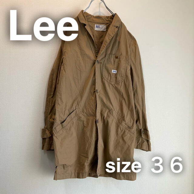 Lee(リー)のLee リー　ショップコート　ミドル　39 Regular M ベージュ　 メンズのジャケット/アウター(ステンカラーコート)の商品写真