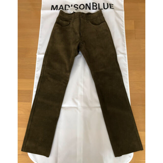 マディソンブルースリムパンツ スエード 2021 size00 カーキ