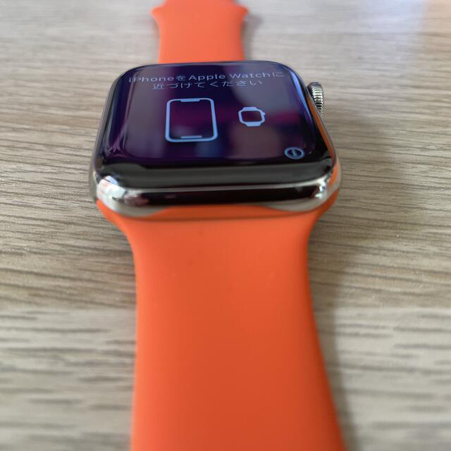 Apple Watch(アップルウォッチ)の美品！Apple Watch series4 HERMES 44mm エルメス メンズの時計(腕時計(デジタル))の商品写真