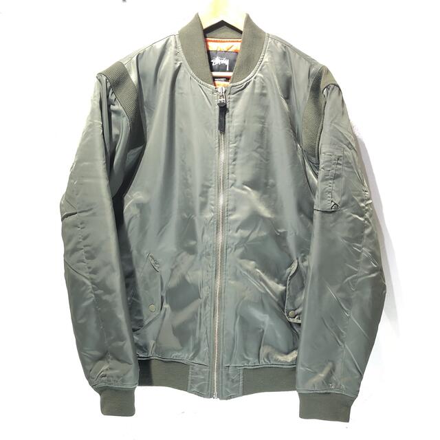 美品 stussy MA-1 リブジャケット Lサイズ フライトジャケット