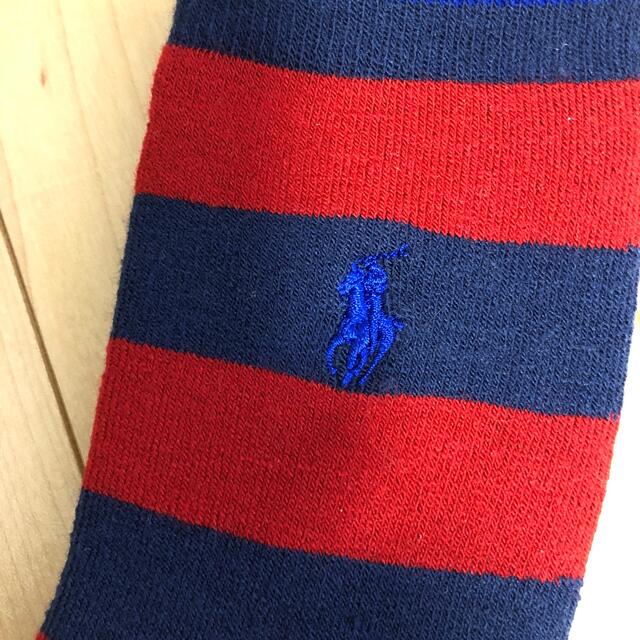 Ralph Lauren(ラルフローレン)の新品　ラルフローレン　くつ下　厚地ソックス　19〜21cm キッズ/ベビー/マタニティのこども用ファッション小物(靴下/タイツ)の商品写真