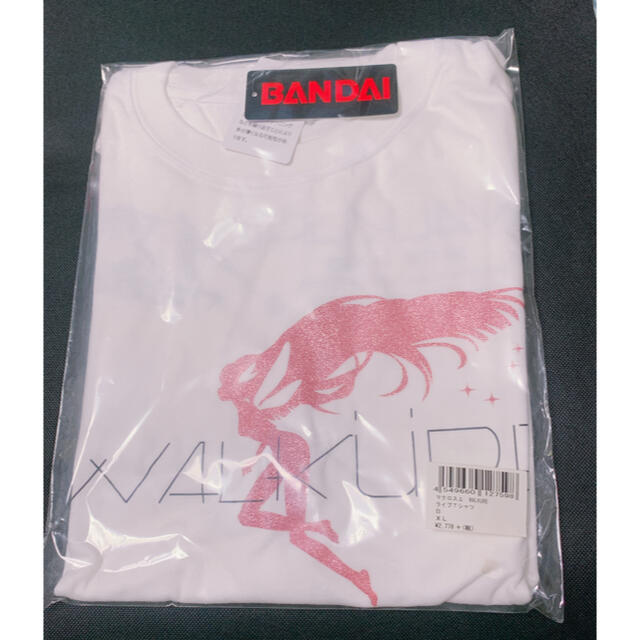 BANDAI(バンダイ)の【新品未使用】マクロスΔ ライブTシャツ(白/XL) エンタメ/ホビーのアニメグッズ(その他)の商品写真