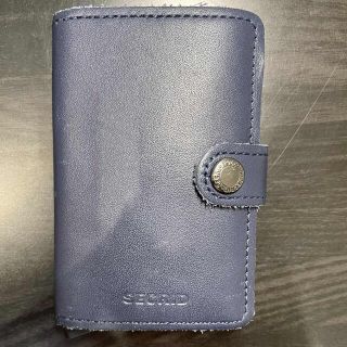 【SECRID】Miniwallet ミニウォレットネイビー(折り財布)