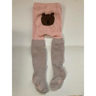 ベビーギャップ(babyGAP)の【新品未使用】ベビーギャップ baby GAP くまさんタイツ 90cm (靴下/タイツ)