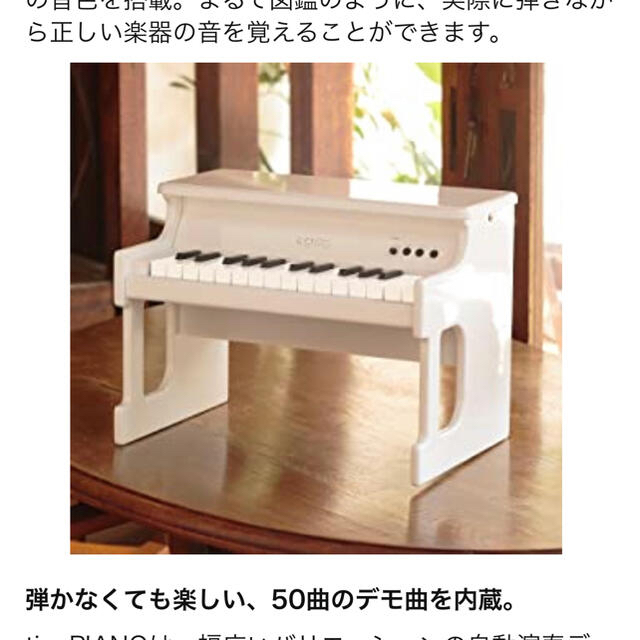 KORG(コルグ)のタイニーピアノ　KORG  楽器の鍵盤楽器(電子ピアノ)の商品写真