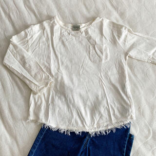 ザラキッズ(ZARA KIDS)のZARA ザラガール シャツ 女の子 サイズ120 長袖 トップス(Tシャツ/カットソー)