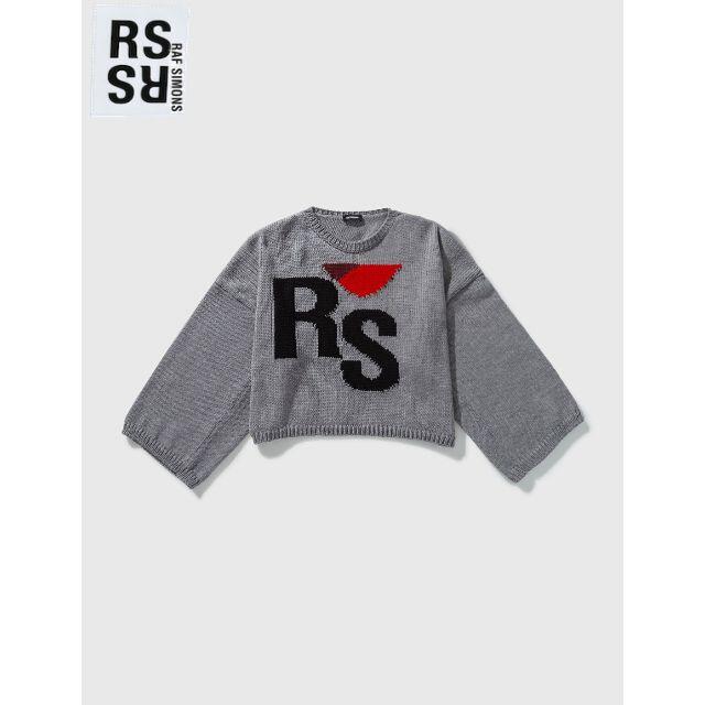 RAF SIMONS ユニ クロップド RS ニット