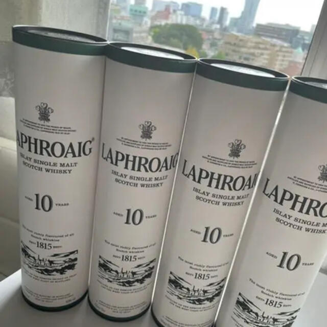 LAPHROAIG10years 750ml 4本セット❤️ 食品/飲料/酒の酒(ウイスキー)の商品写真