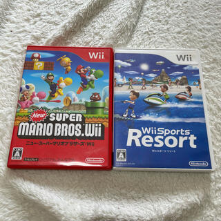 ウィー(Wii)のNew スーパーマリオブラザーズ Wii ＆ Wiiスポーツ(家庭用ゲームソフト)