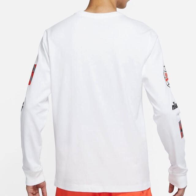 NIKE(ナイキ)の新品 M NIKE ナイキ エア ロンT 長袖Tシャツ 白 M メンズのトップス(Tシャツ/カットソー(七分/長袖))の商品写真