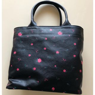 キタムラ(Kitamura)のキタムラバッグ💛新品💛未使用💛濃紺💛お花🌹(トートバッグ)