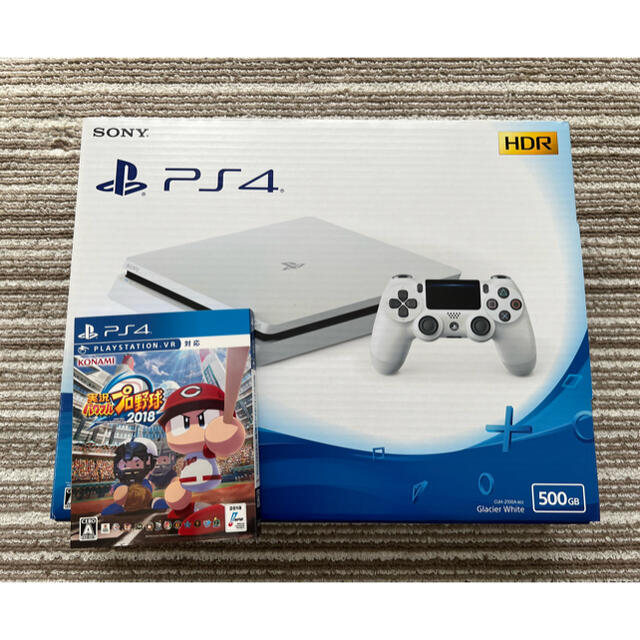 PlayStation4 - PS4本体 白 White CUH-2100A 500GB ソフト付の通販 by