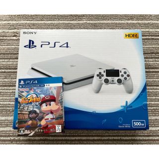 PlayStation4 - PS4本体 白 White CUH-2100A 500GB ソフト付の