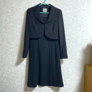 パーソンズ(PERSON'S)の【クリーニング済】9号 喪服 ジャケット・ワンピースセット(礼服/喪服)