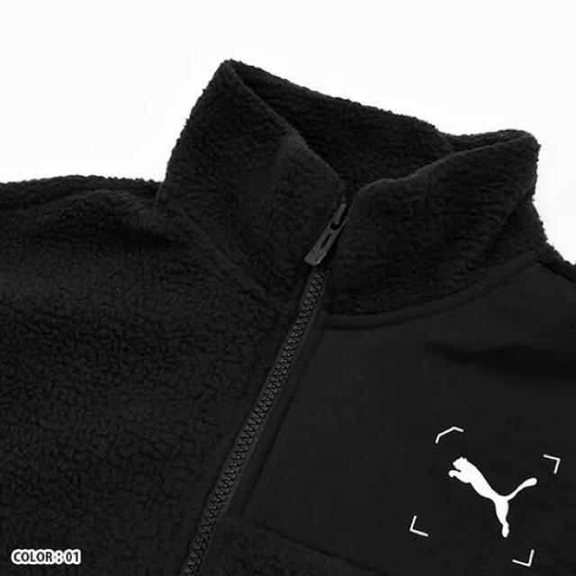 PUMA(プーマ)の新品 PUMA ボアジャケット フリース L スポーツ/アウトドアのトレーニング/エクササイズ(その他)の商品写真