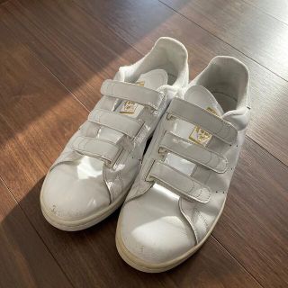 アディダス(adidas)のadidas スタンスミス　ベルクロ　ゴールド　27センチ(スニーカー)