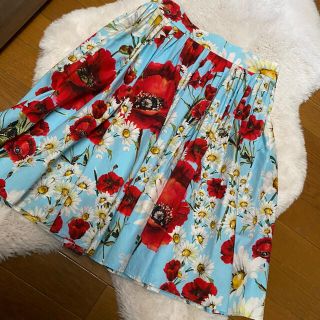 DOLCE & GABBANA ドルガバ 花柄 スカート