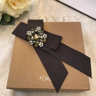 極美品♡ フォクシー 定番 リボンブローチ