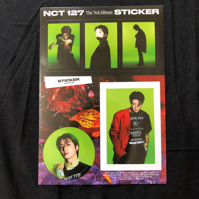 NCT127 ジェヒョン】Sticker トレカ2種&ステッカーセットの通販 by