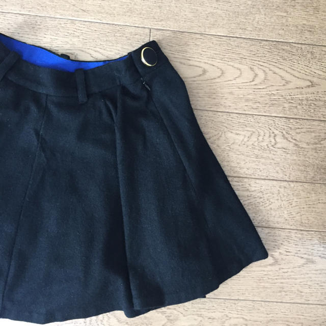 OPENING CEREMONY(オープニングセレモニー)のRHRB ウール フリル スカート 黒 レディースのスカート(ミニスカート)の商品写真