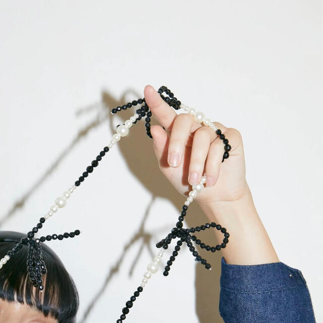 Bibiy RIBBON BEADS STRAP リボン ストラップ ビーズ TnZYvPSXyw - www