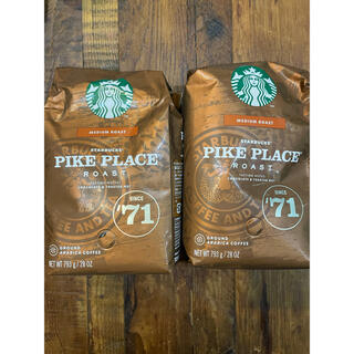 スターバックスコーヒー(Starbucks Coffee)のスターバックス パイクプレイスロースト (粉) 793g2袋(コーヒー)