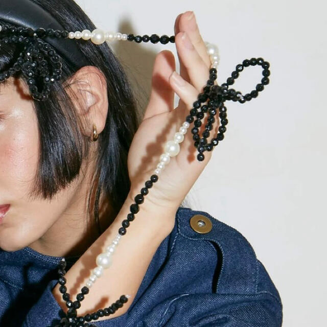 18%OFF Bibiy リボンビーズストラップ opri.sg