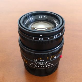 ライカ(LEICA)の【美品】Leica ズミクロン-M 50mm F2 (6bit) ブラック(レンズ(単焦点))