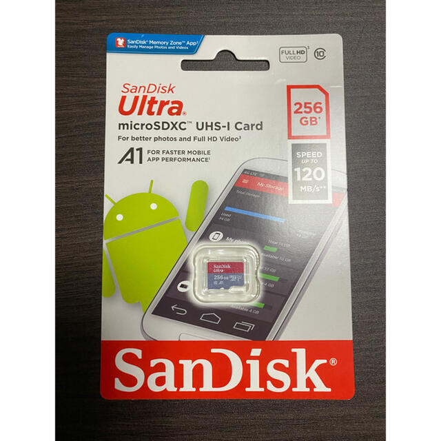 SanDisk(サンディスク)のマイクロSDカード 256GB SanDisk サンディスク 送料無料 スマホ/家電/カメラのPC/タブレット(PC周辺機器)の商品写真
