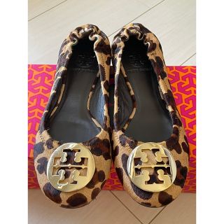 トリーバーチ(Tory Burch)の♡トリーバーチ♡レオパード♡バレエ♡23㎝♡靴(バレエシューズ)