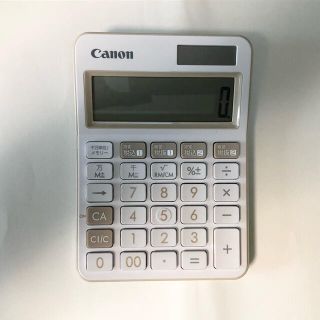 キヤノン(Canon)のキャノン:カラフル電卓 LS-105WUC(その他)