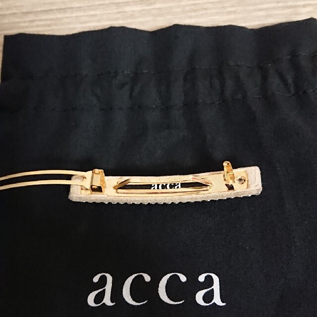 acca(アッカ)の(最終値下げです！！)acca☆ブリッジッド☆バレッタ(ピンク・ショート) レディースのヘアアクセサリー(バレッタ/ヘアクリップ)の商品写真