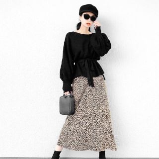 ザラ(ZARA)のbasment onlineバルーン袖ニット　　emoda.murua.zara(ニット/セーター)