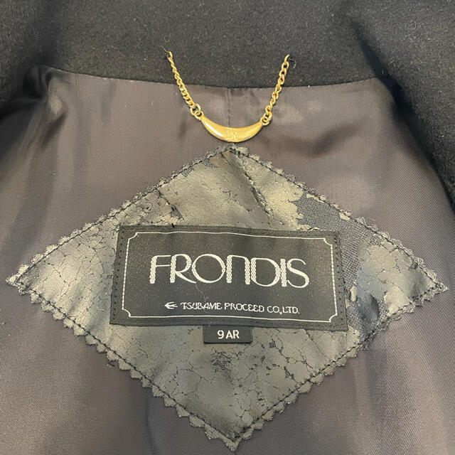 FRONDIS カシミヤ100％ ロングコート ブラック